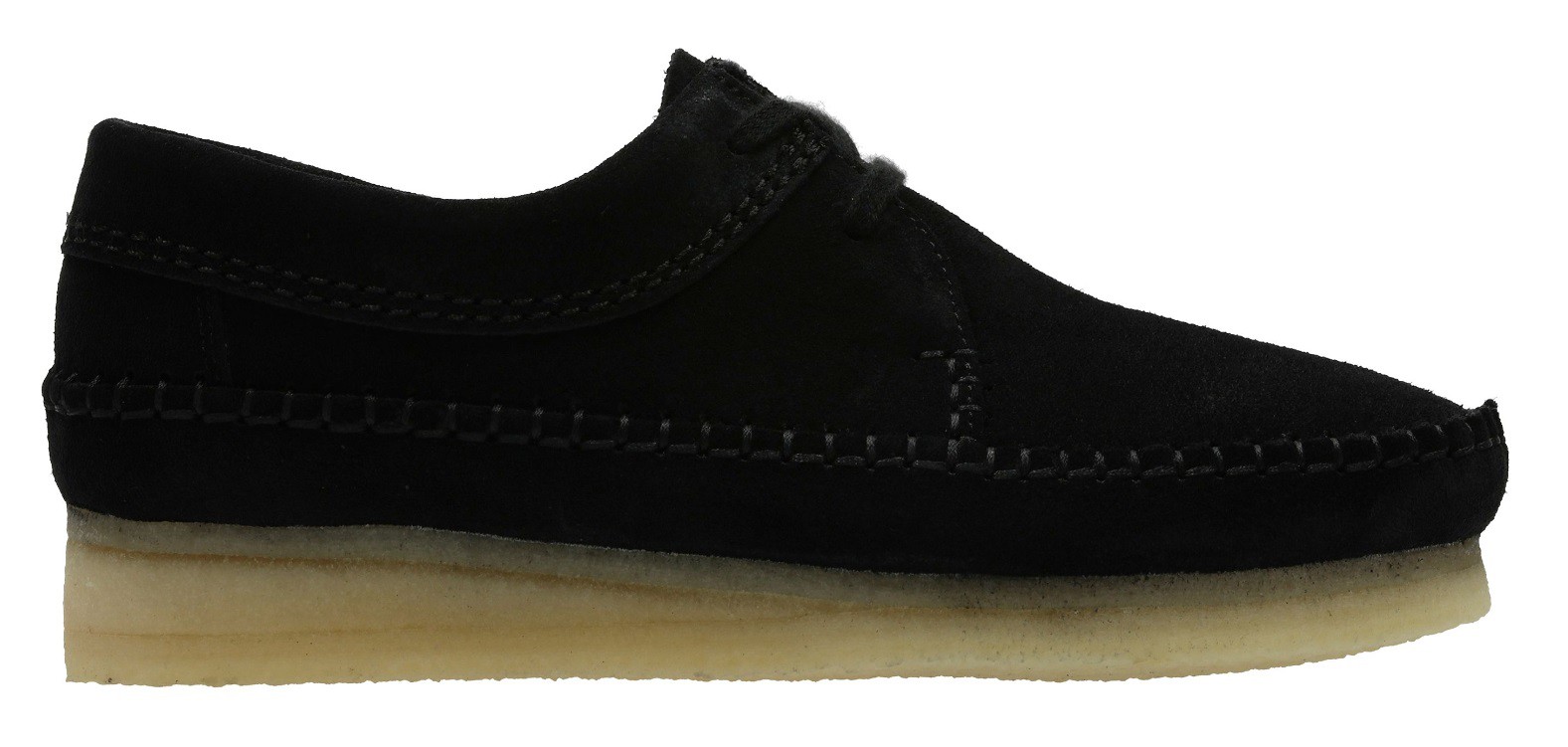 clarks originals weaver shoes black suede