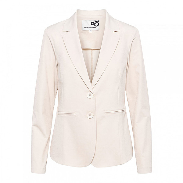 Afbeelding van &Co Woman &co women blazer phileine travel oatmeal