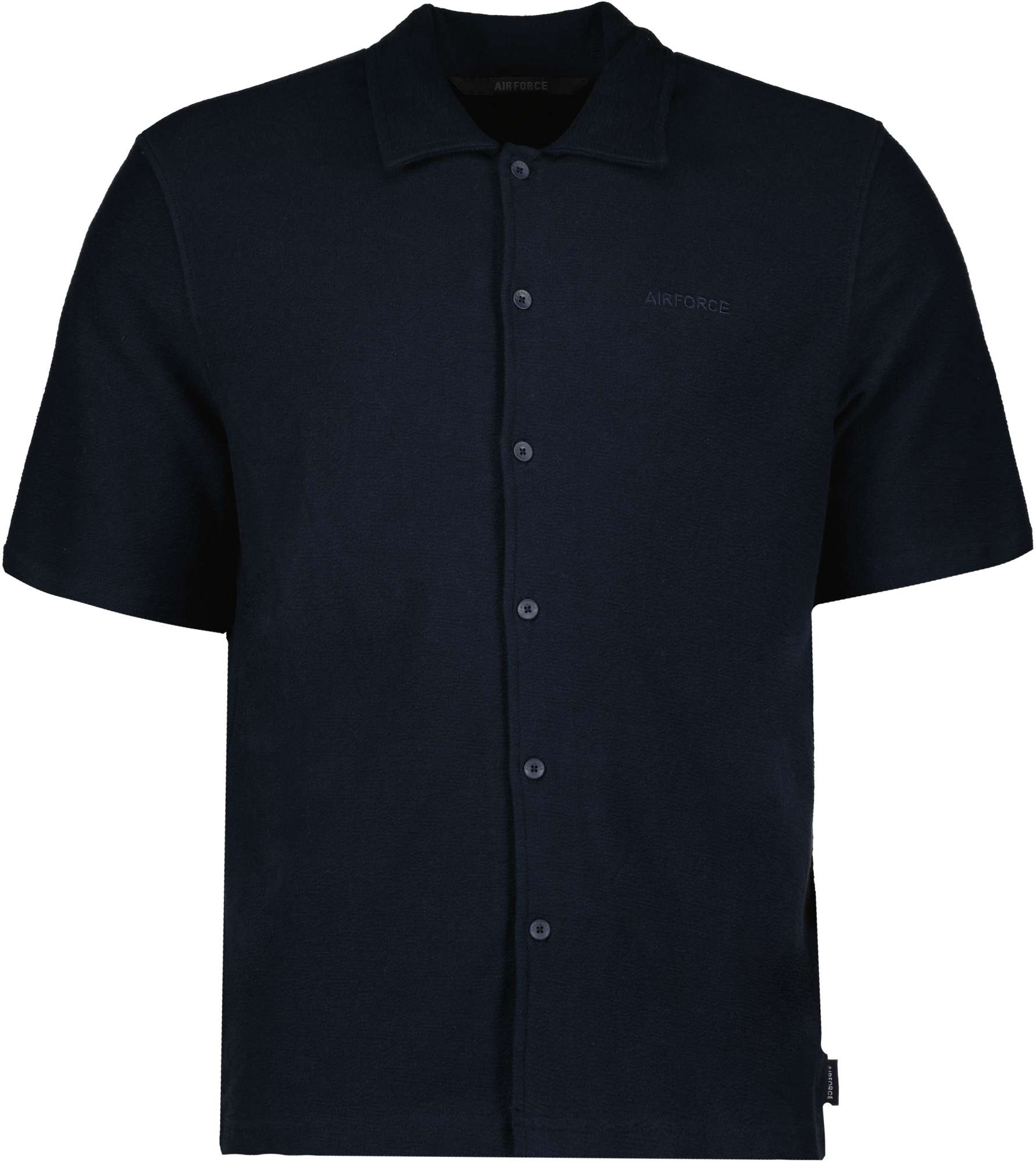Afbeelding van Airforce Woven short sleeve shirt dark navy blue
