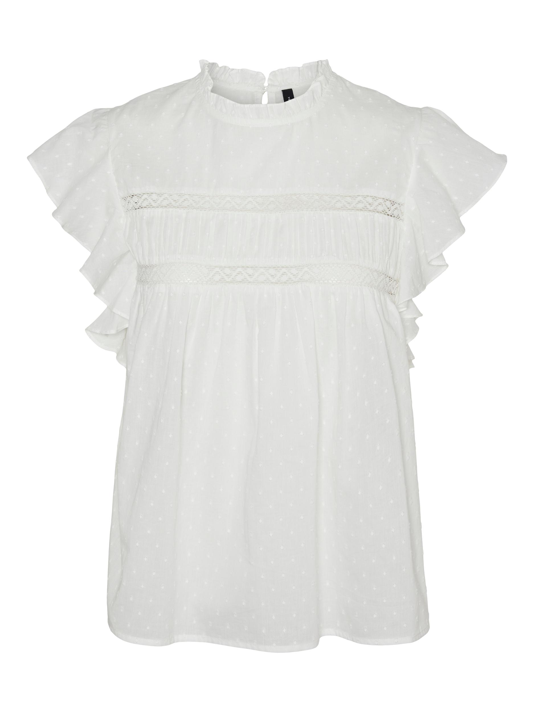 Vero Moda Vmtrine sl lace top wvn noos
