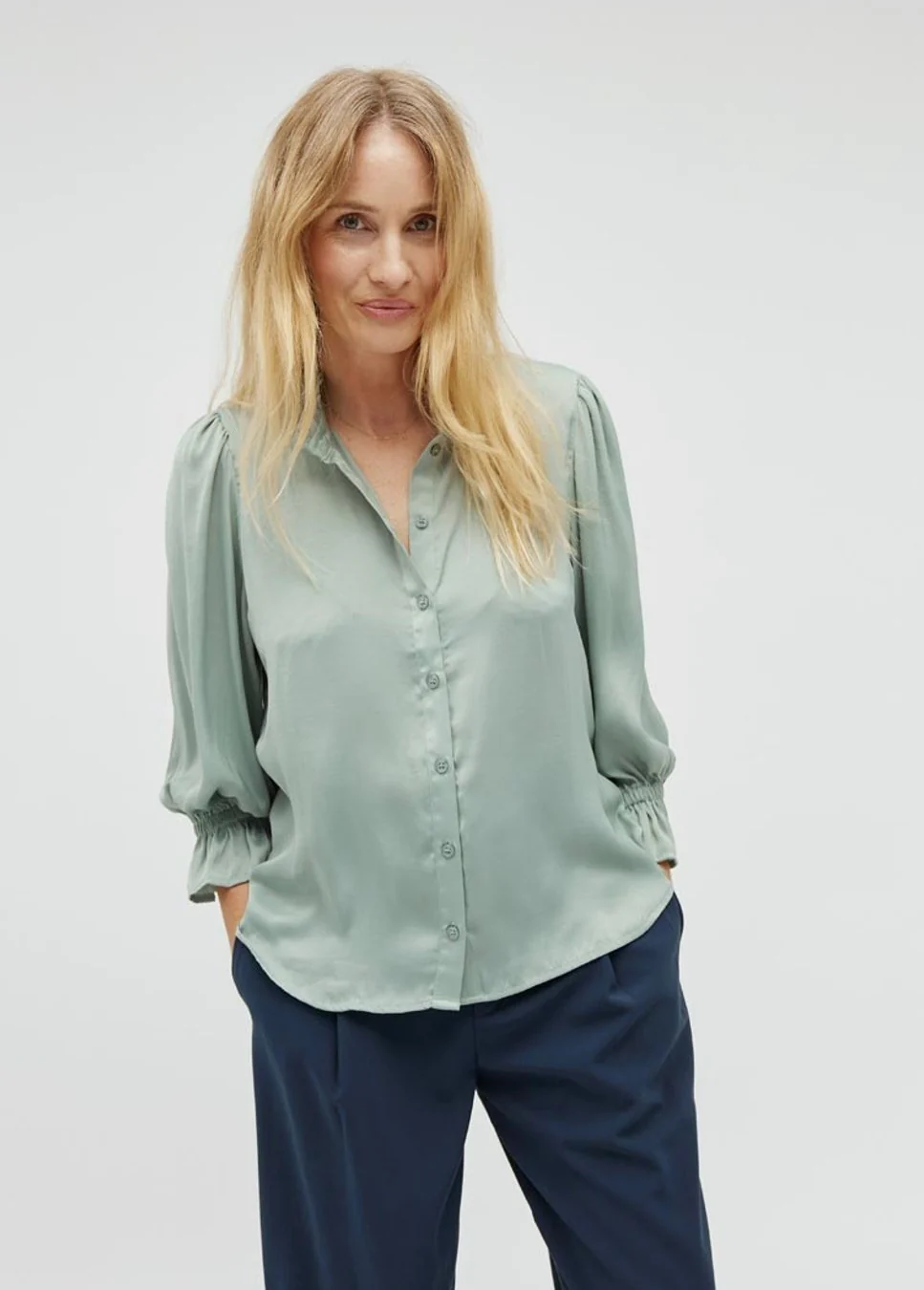 MbyM Calaris blouse pofmouw mint