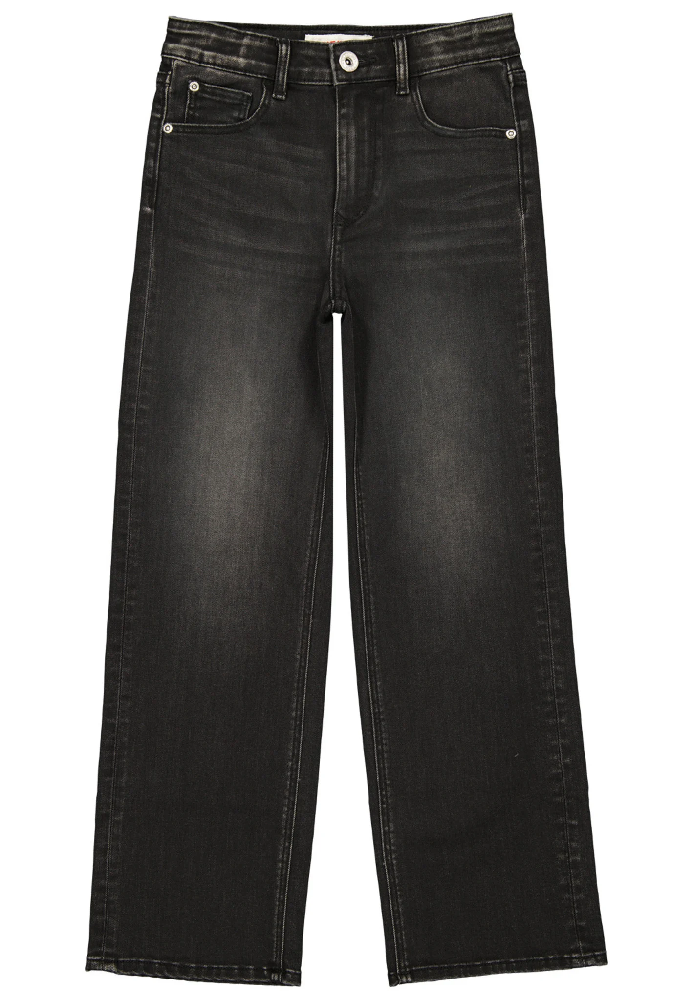 Afbeelding van Vingino Meiden jeans cato wide leg dark grey vintage