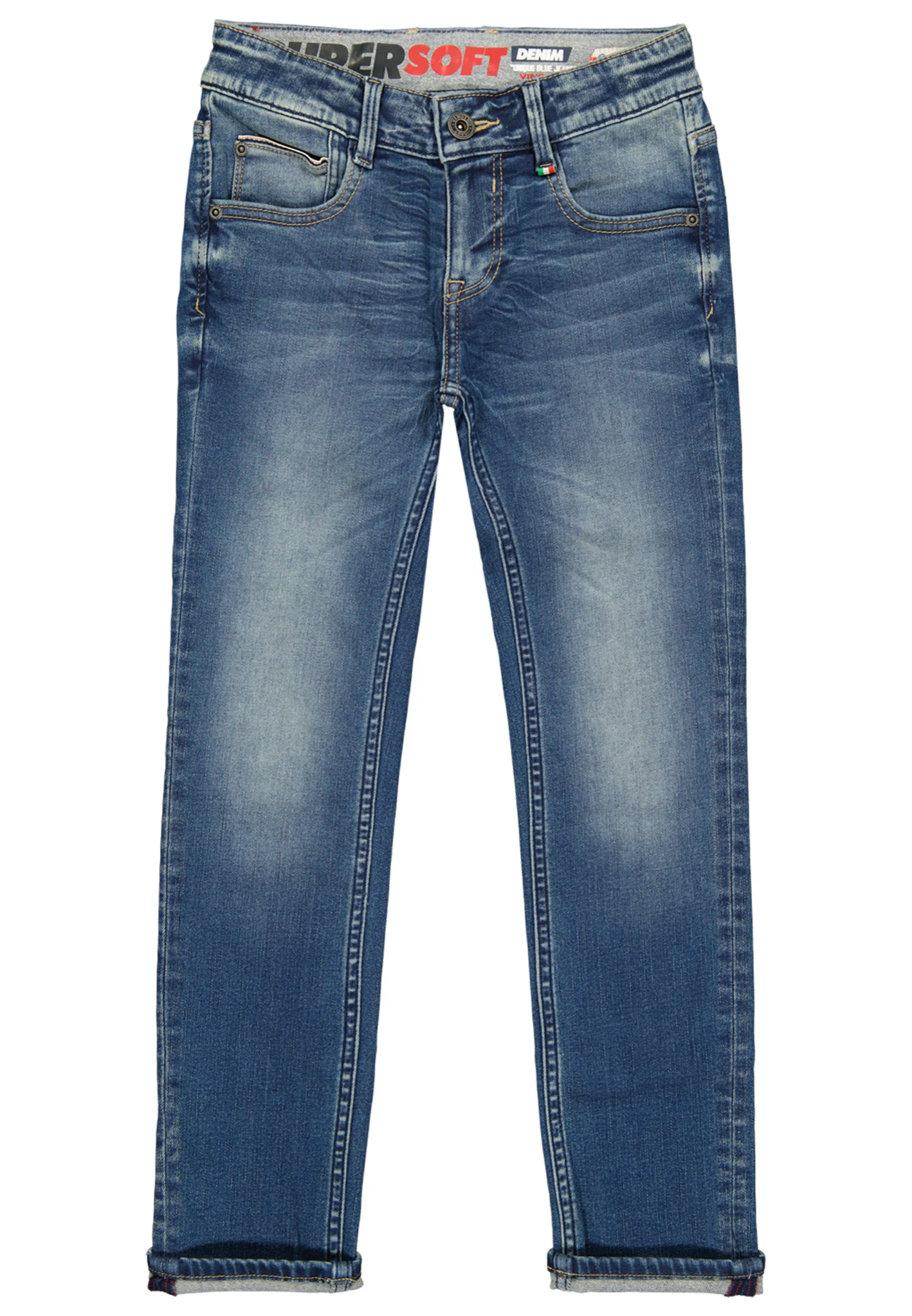 Afbeelding van Vingino Jongens jeans davide slim fit cruziale blue