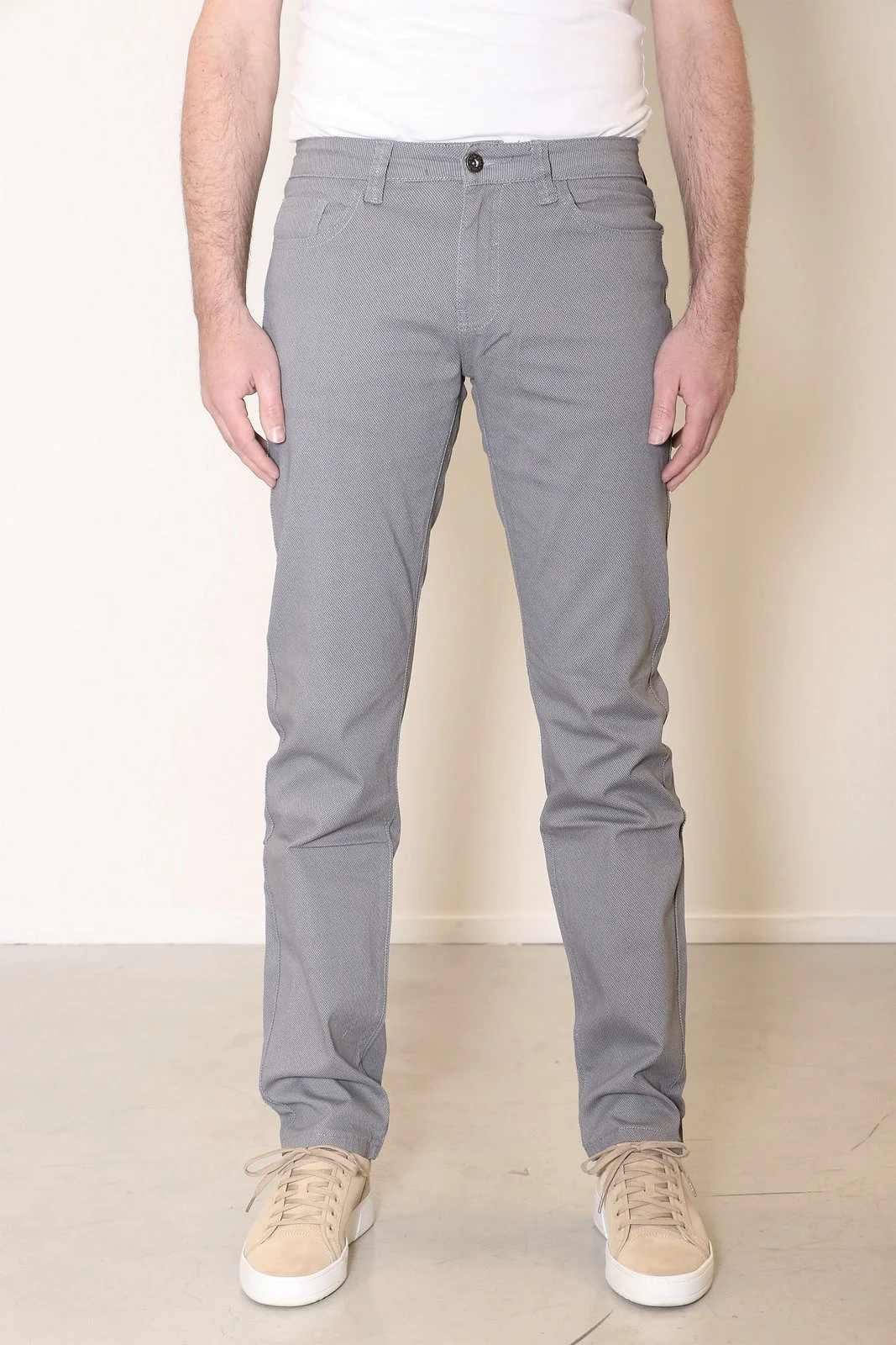 New-Star Heren broek nyon 0241 light grey