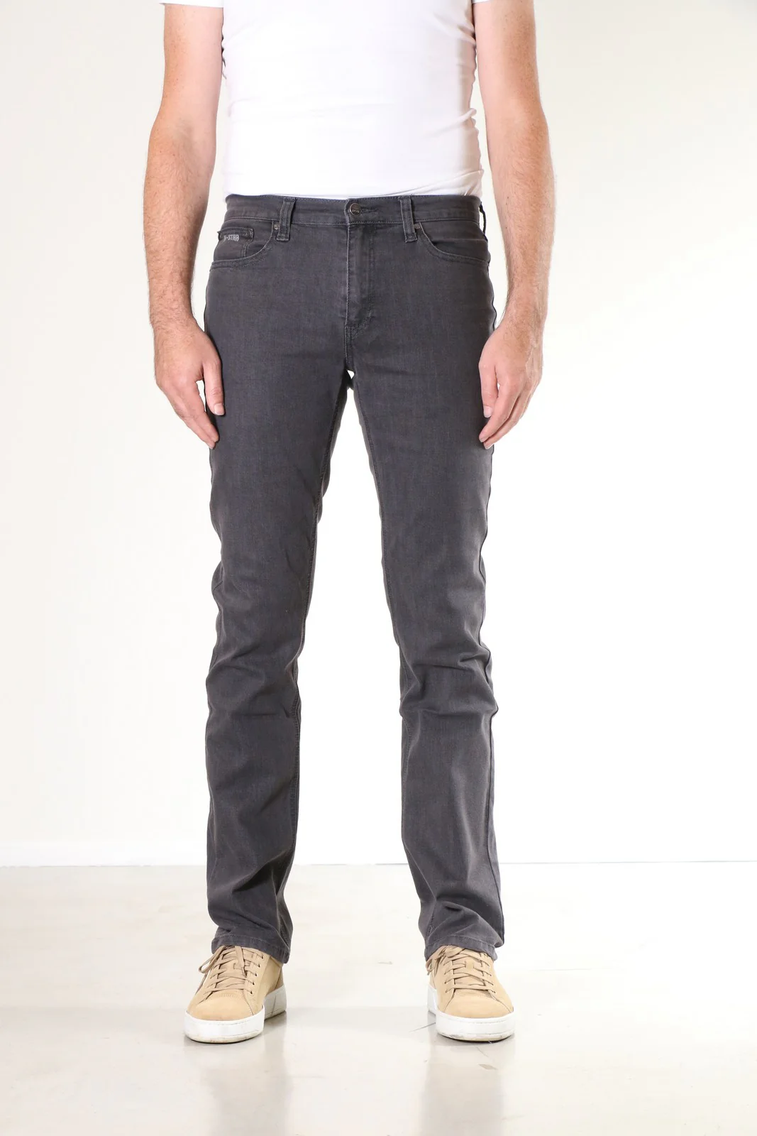 Afbeelding van New-Star Jacksonville heren regular-fit jeans dark grey