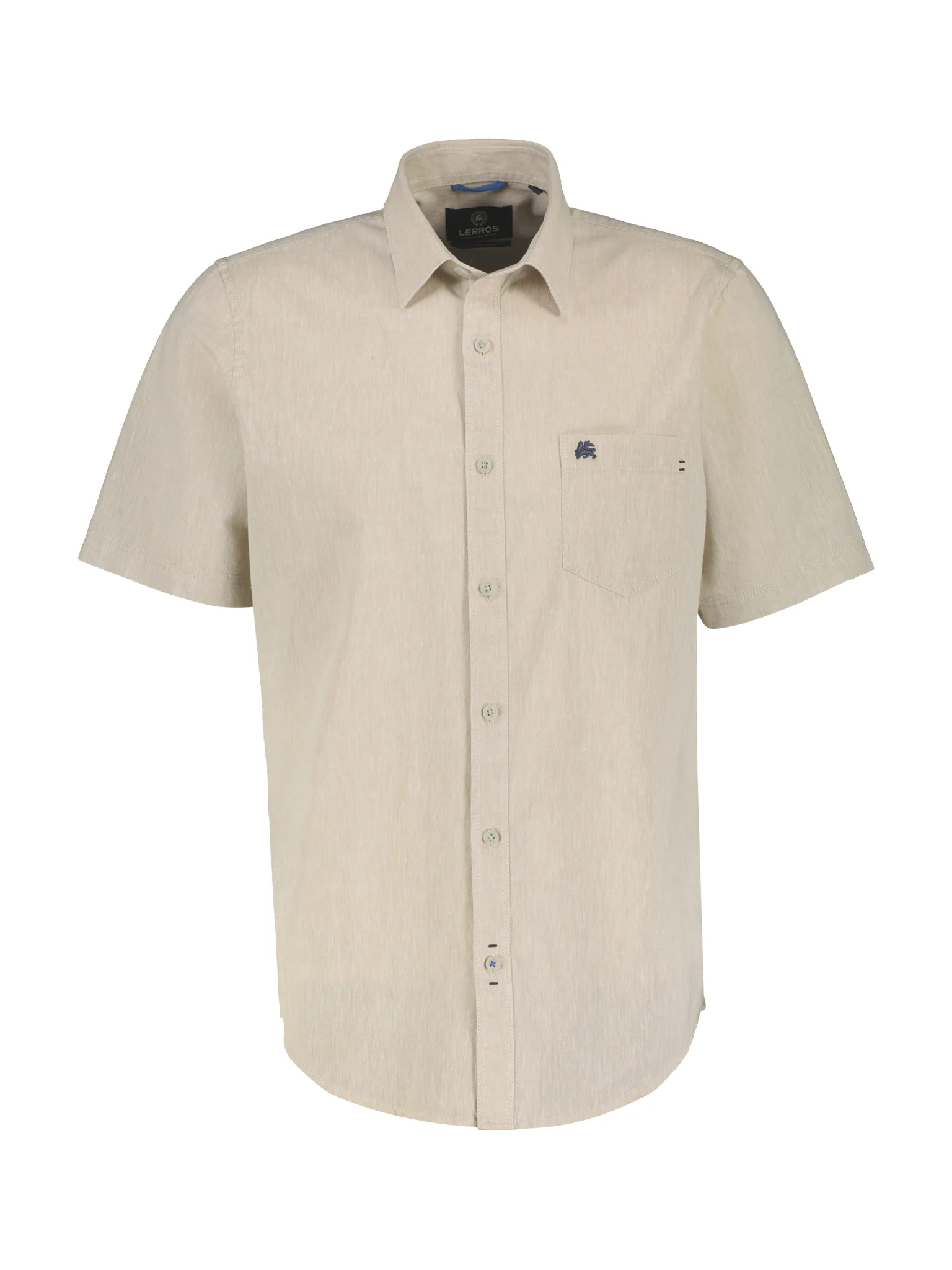 Lerros Heren overhemd 24420101 705 light dune