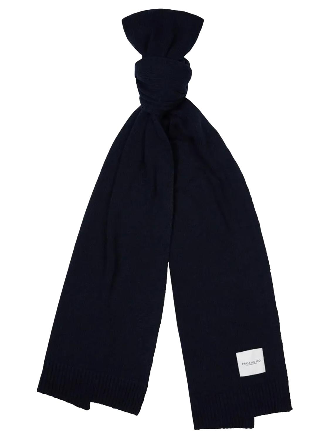 Afbeelding van Profuomo Navy knitted shawl