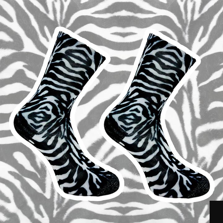 Afbeelding van Sock My Feet Zebra