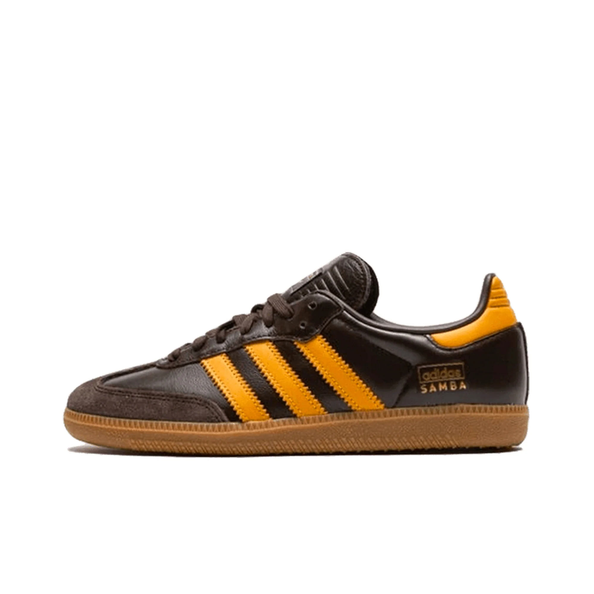 Adidas Samba og dark brown yellow