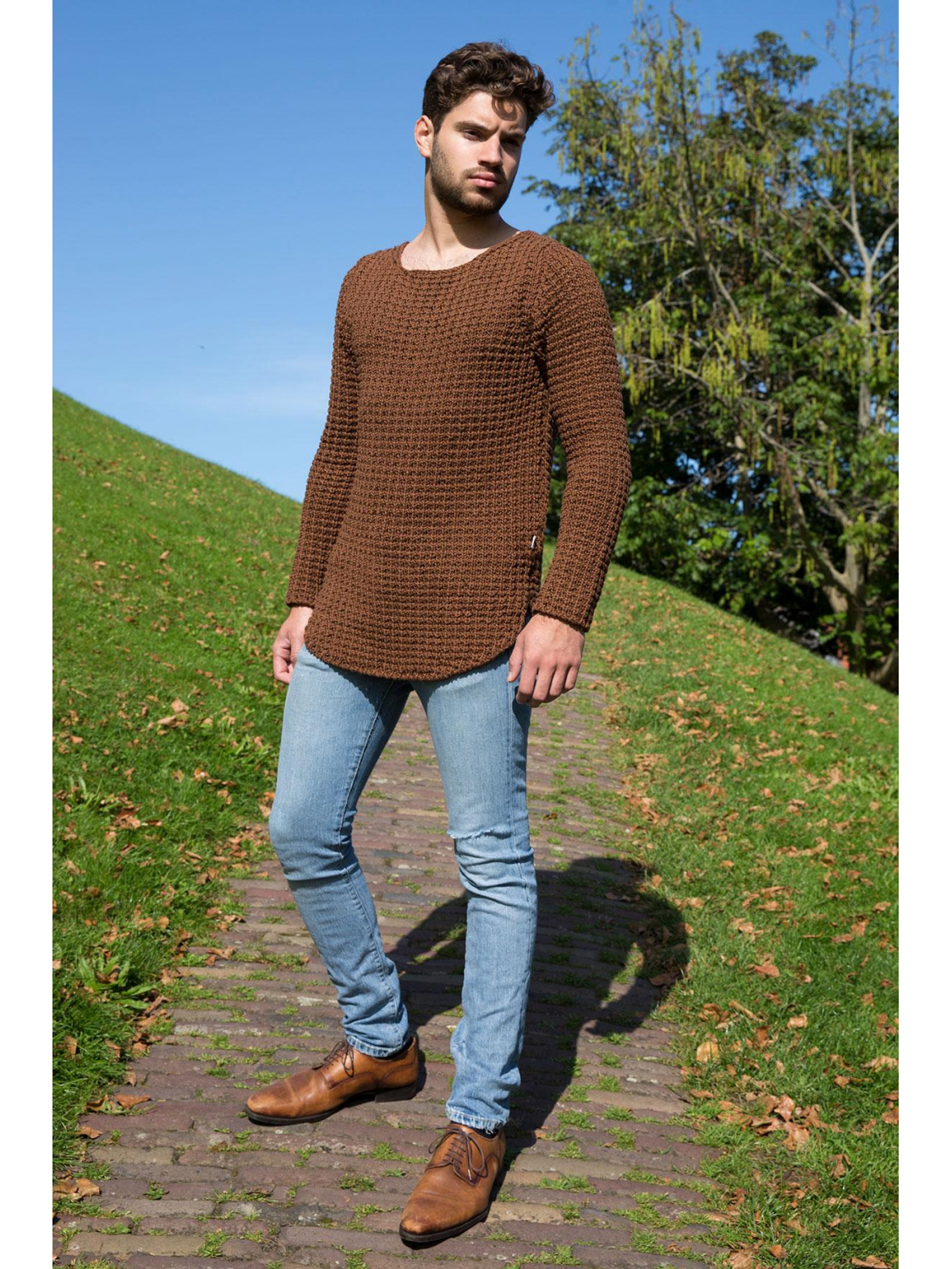 OUTRGS Knitted Sweater Se'etaga