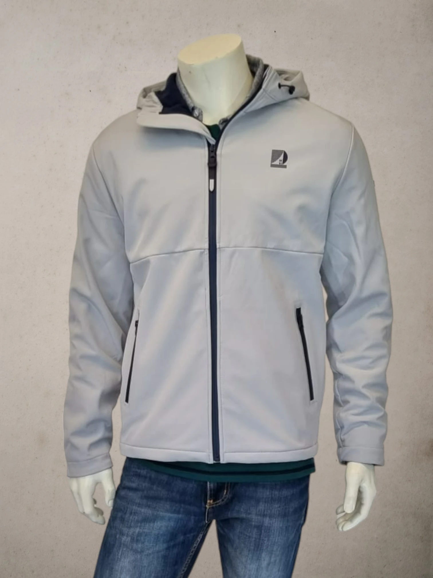 Batela Grijze heren softshell jas -