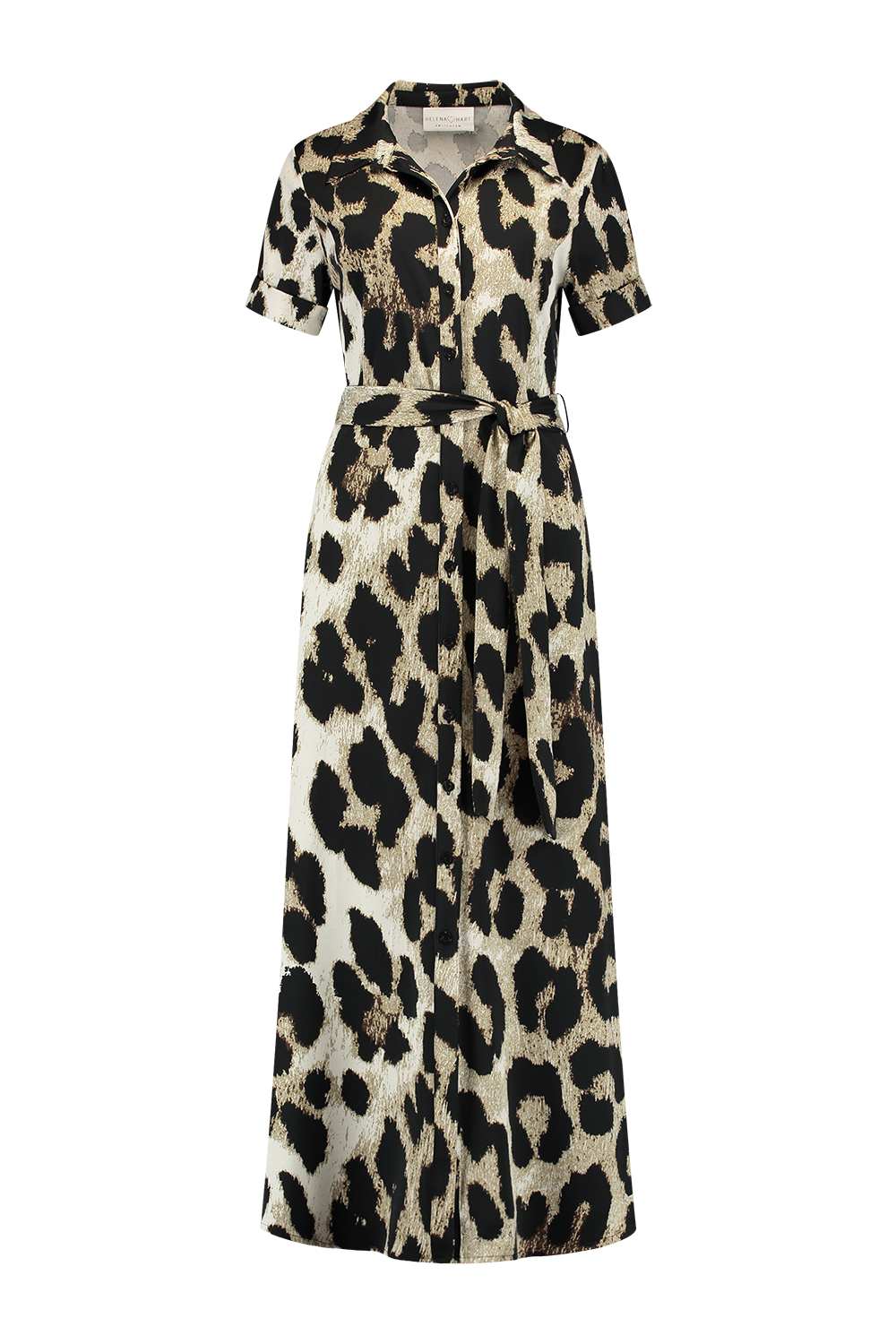 Afbeelding van Helena Hart 7595leop jurk yvette print leopard