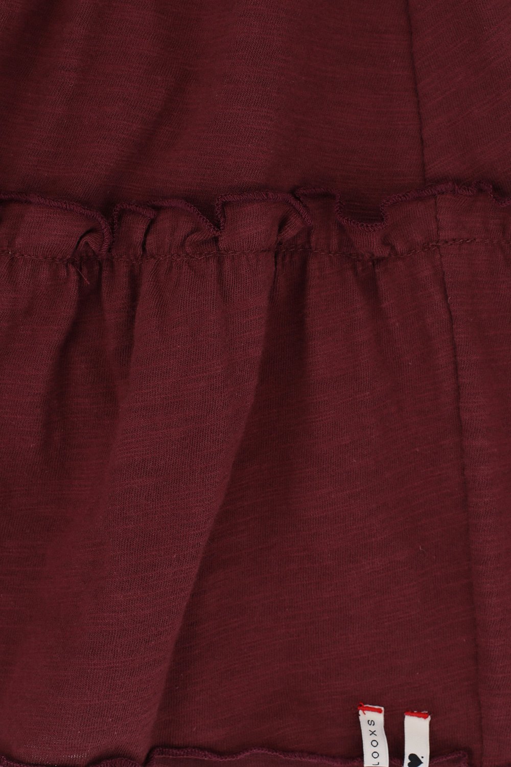 Looxs Revolution Maxi rok slub katoen plum voor meisjes in de kleur