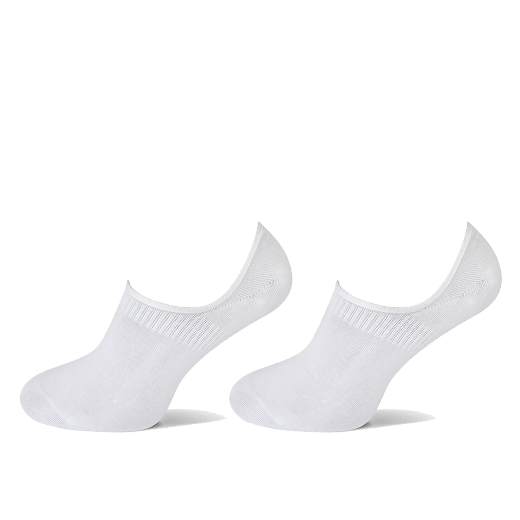 Basset Dames/heren bamboe sokken invisible footie 2-pack