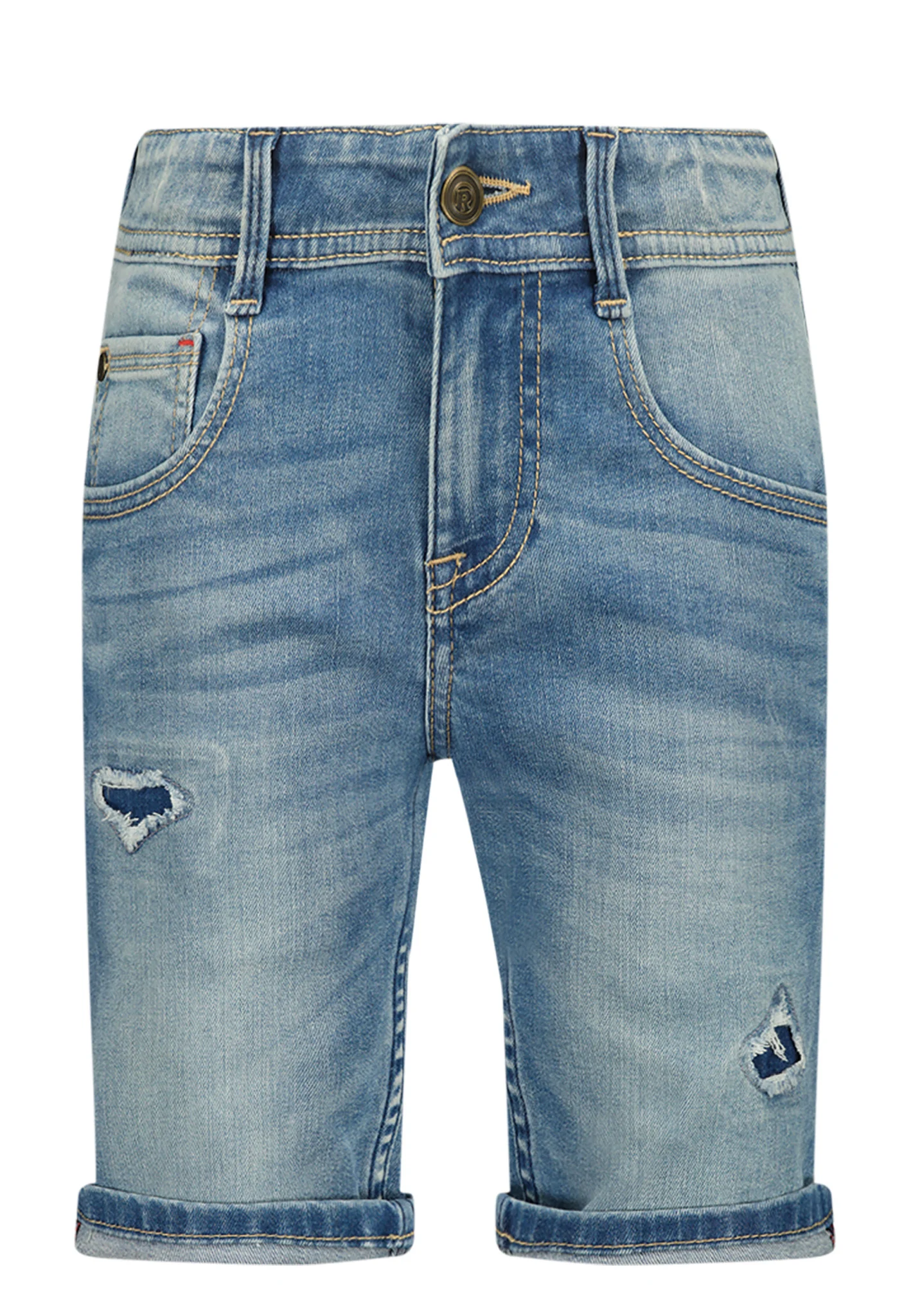 Raizzed Jongens korte jeans oregon crafted dark blue stone