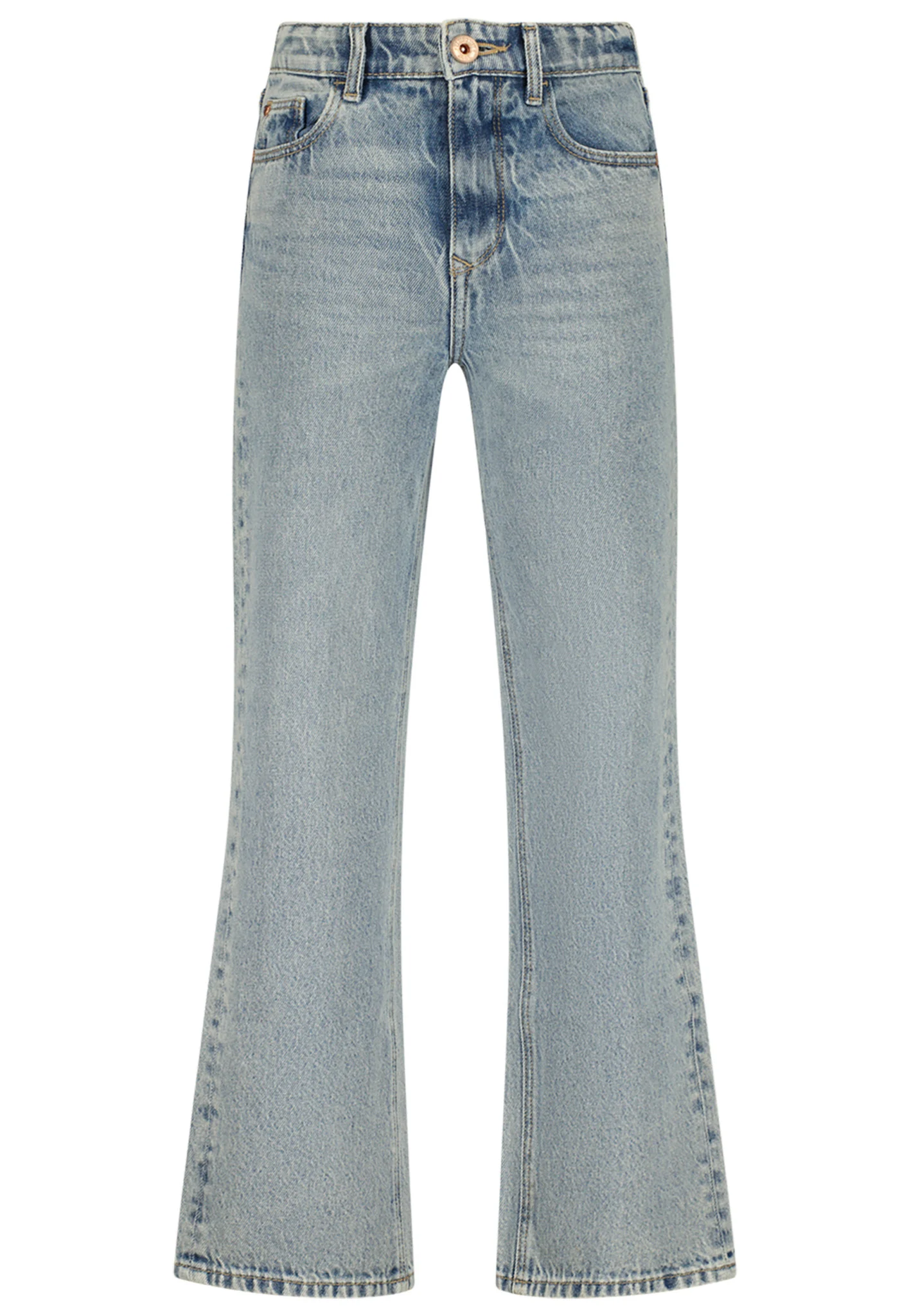 Afbeelding van Vingino Meiden jeans cato wide leg fit light indigo