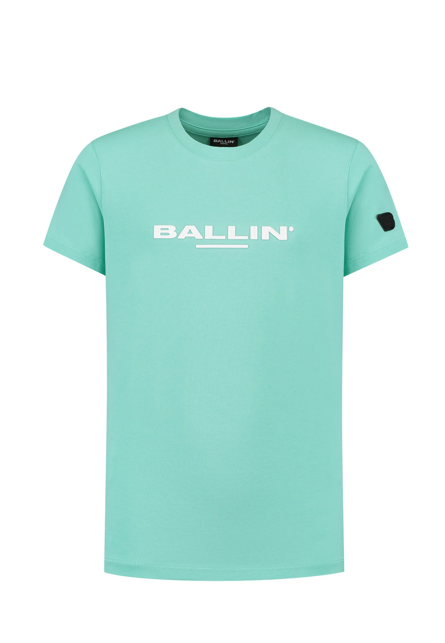 Afbeelding van Ballin Amsterdam Jongens t-shirt logo hd dark