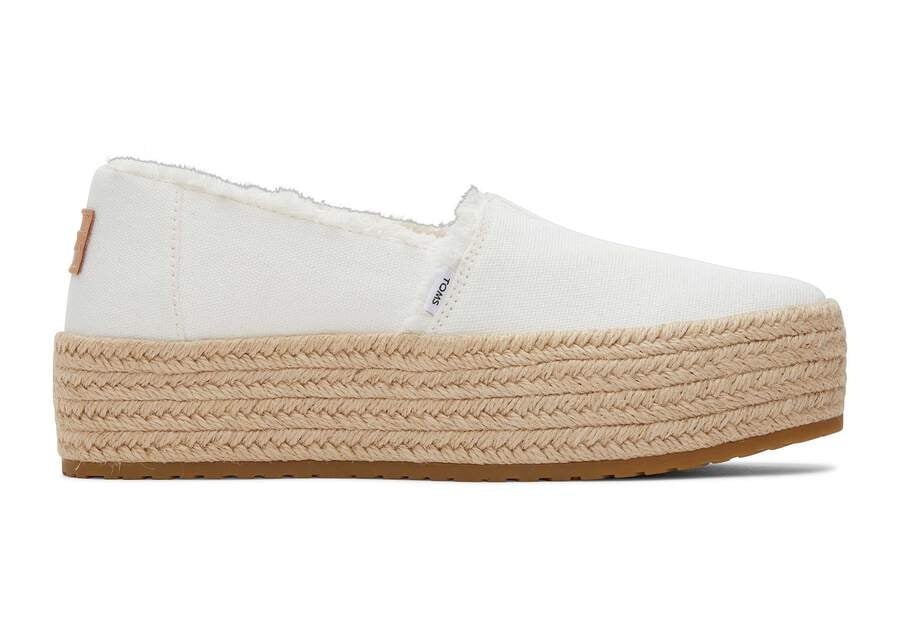 Toms Valencia white canvas 10019820 3172