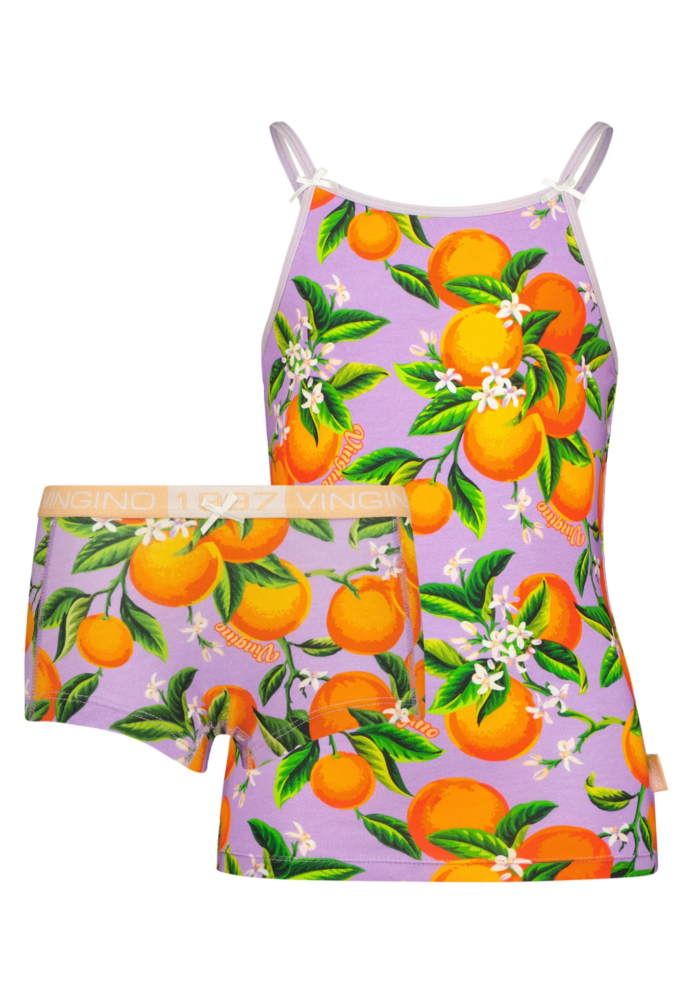 Afbeelding van Vingino Meiden ondergoed set orange wave