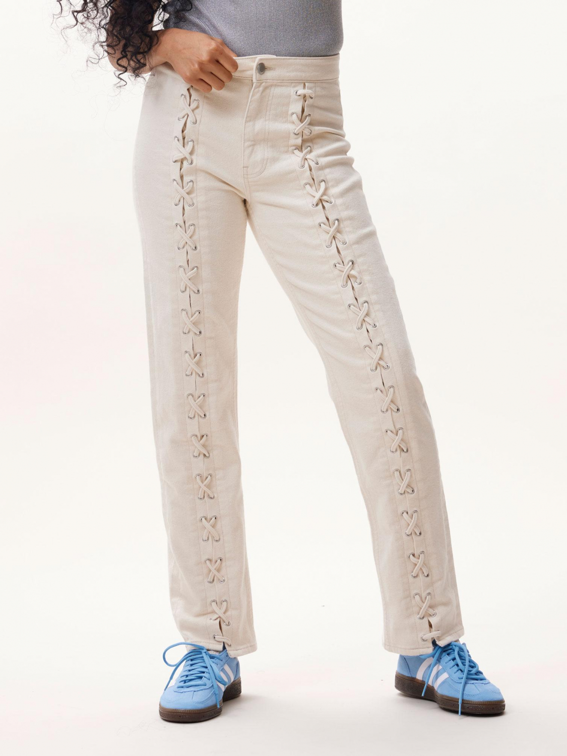 Catwalk Junkie LACED SLIM LEG DENIM JEANS 2402026402