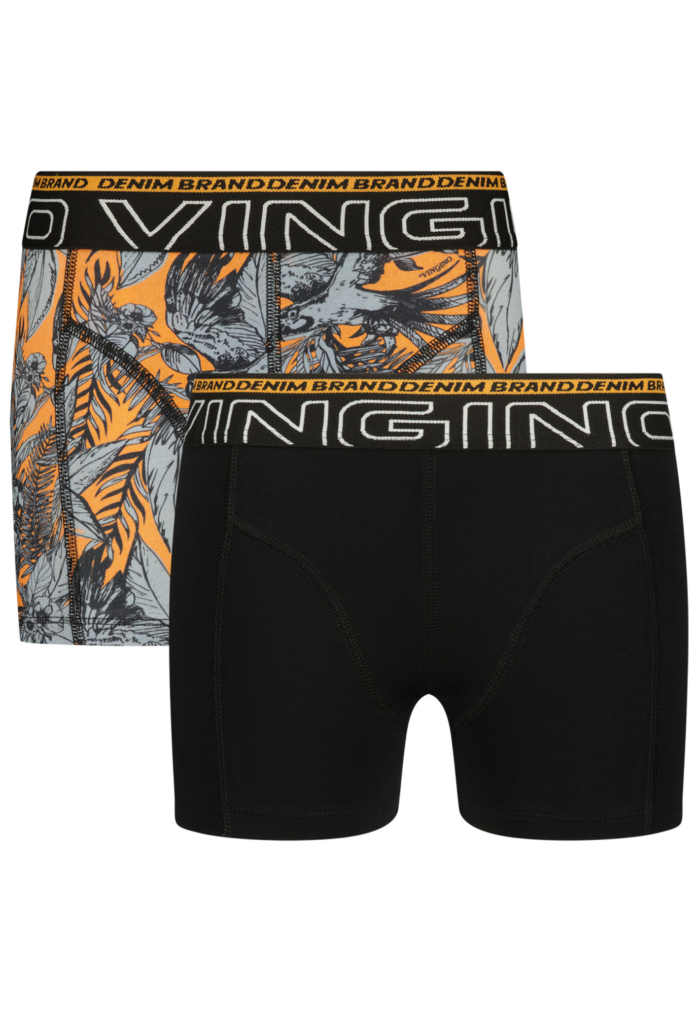 Afbeelding van Vingino Jongens ondergoed 2-pack boxers leaf deep