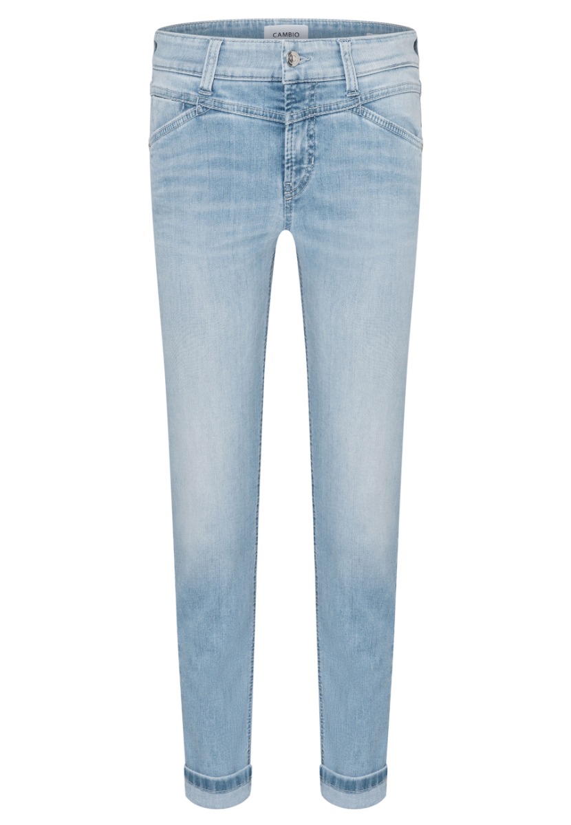 Cambio Parla seam crop jeans
