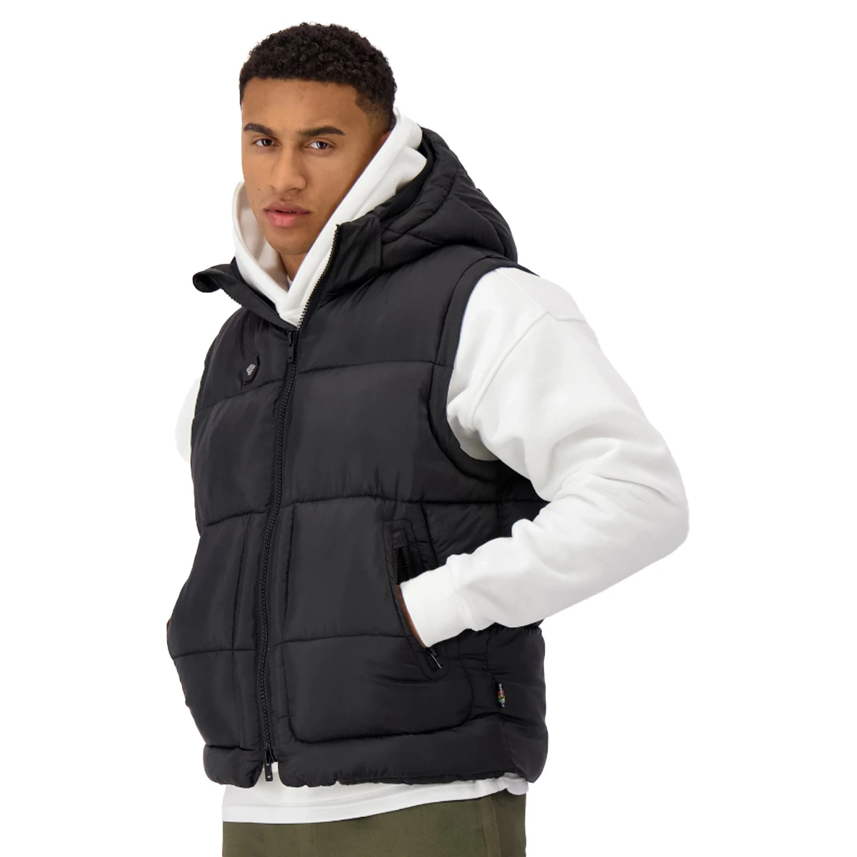 Afbeelding van Black Bananas Block bodywarmer