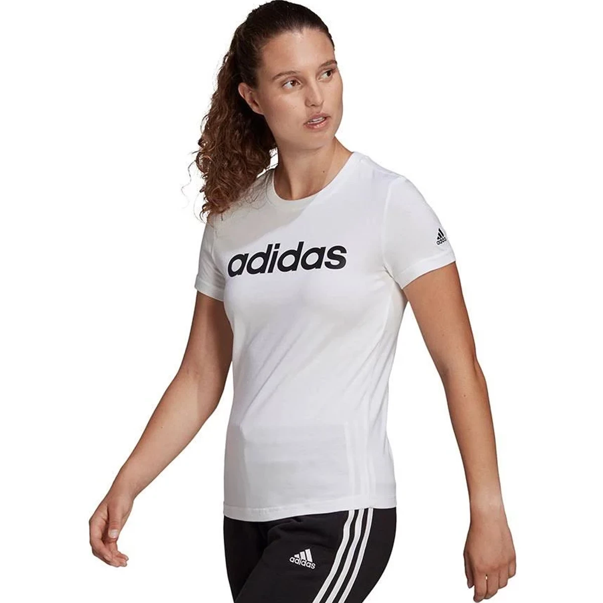 Afbeelding van Adidas Loungewear essentials slim logo t-shirt