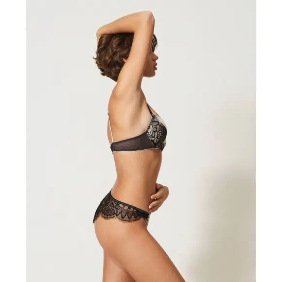 Twin-set Push-up bh van kant en satijn