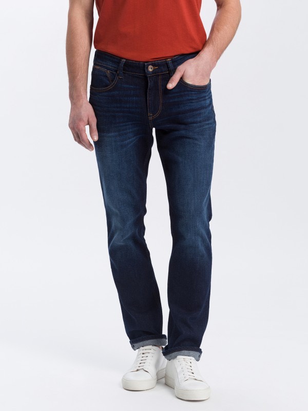 Cross Jeans Dylan regular fit e 195-110 blue denim