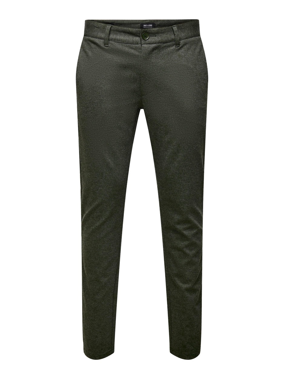 Only & Sons Onsmark tap herringbone 2911 pant n olijf