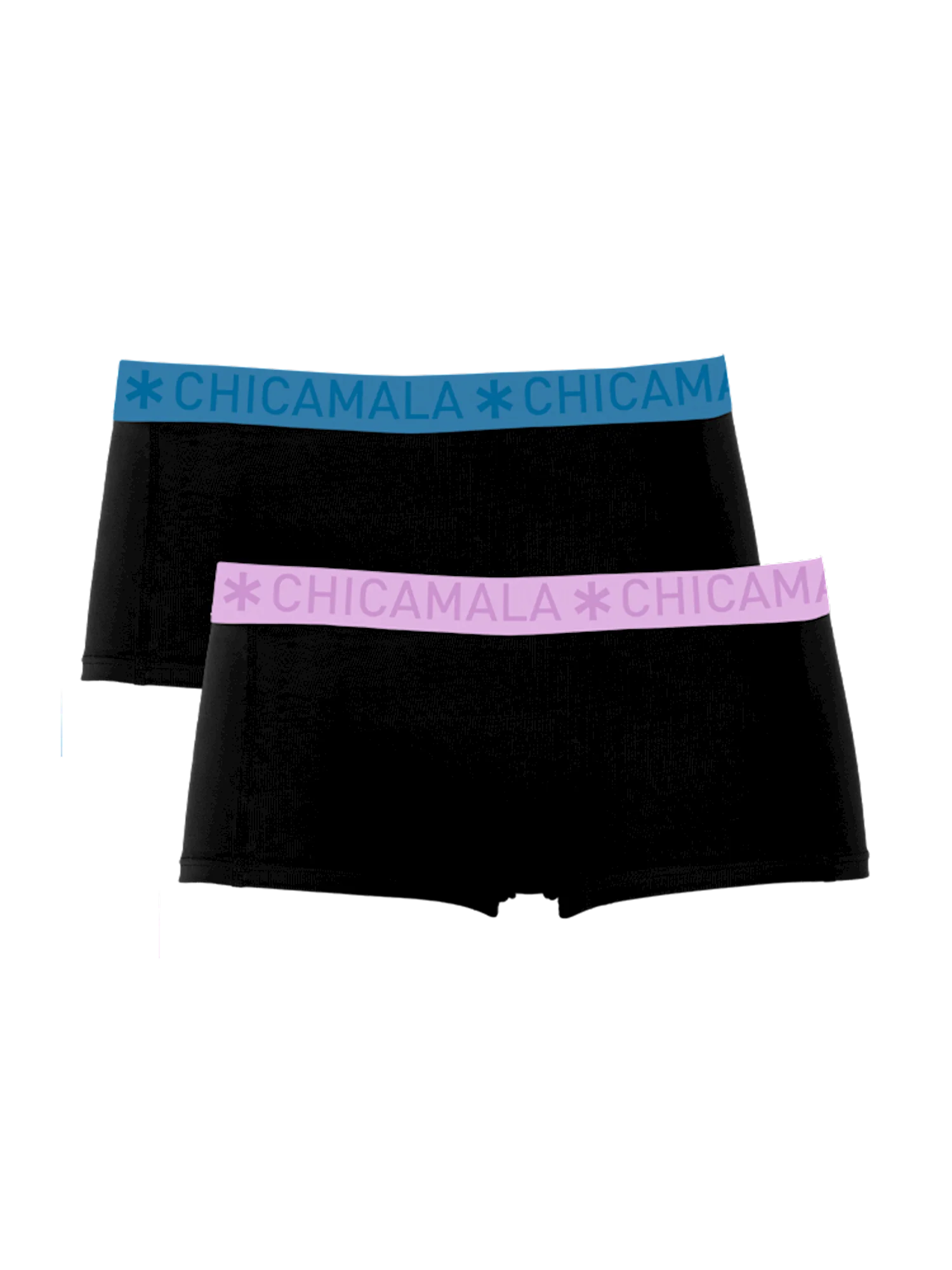 Muchachomalo Meisjes 2-pack boxershorts effen