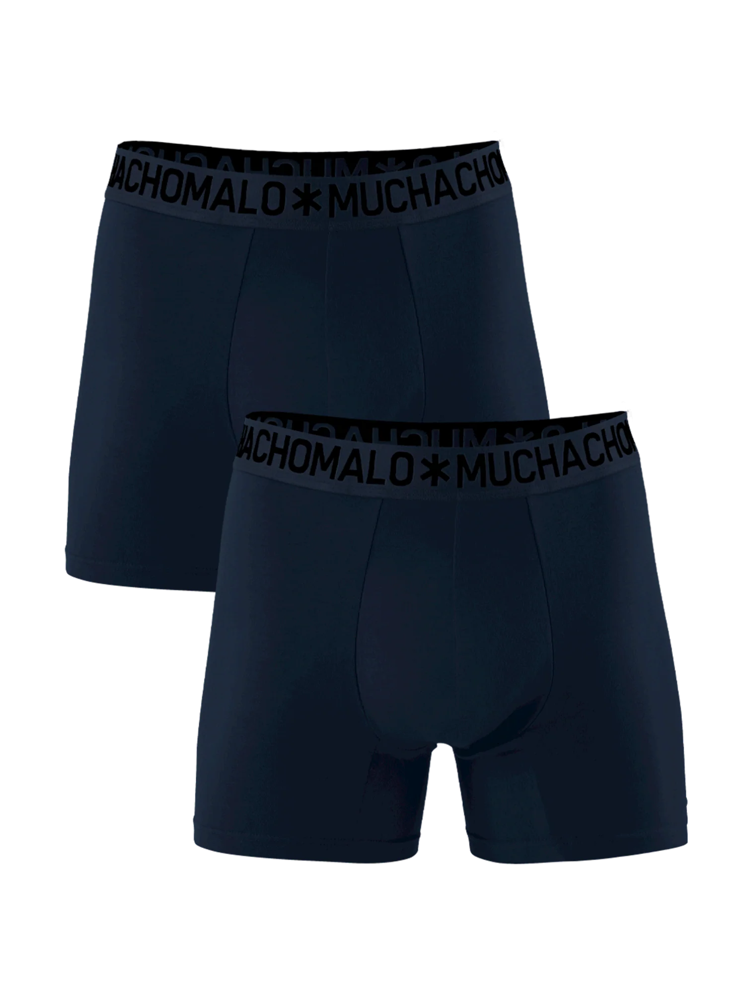 Muchachomalo Heren 2-pack bamboo boxershorts effen