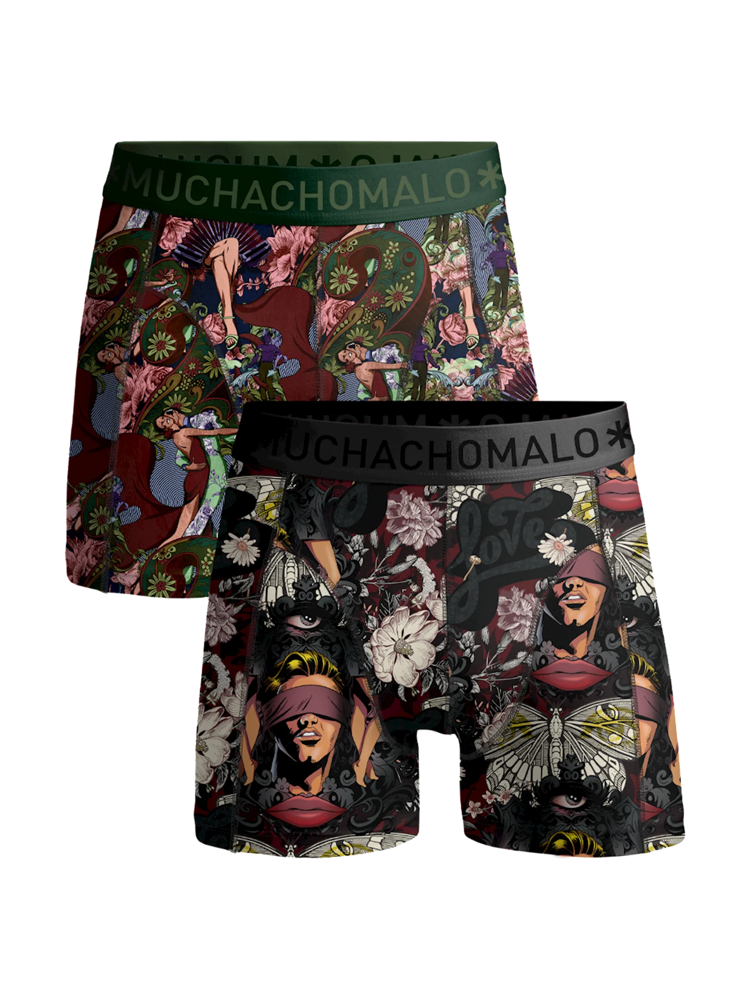 Muchachomalo Heren 2-pack boxershorts blindtango