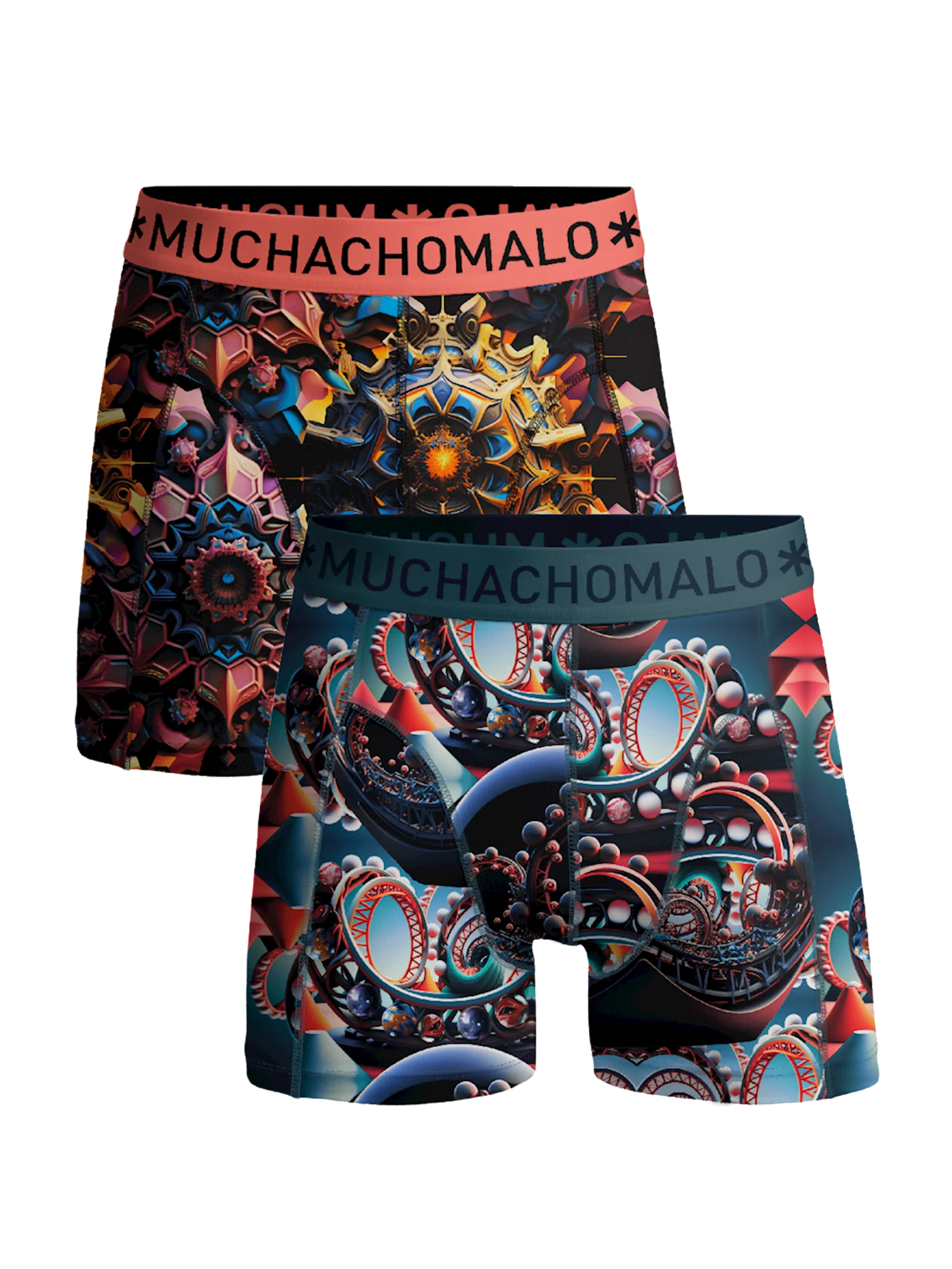 Afbeelding van Muchachomalo Jongens 2-pack boxershorts nostalgic