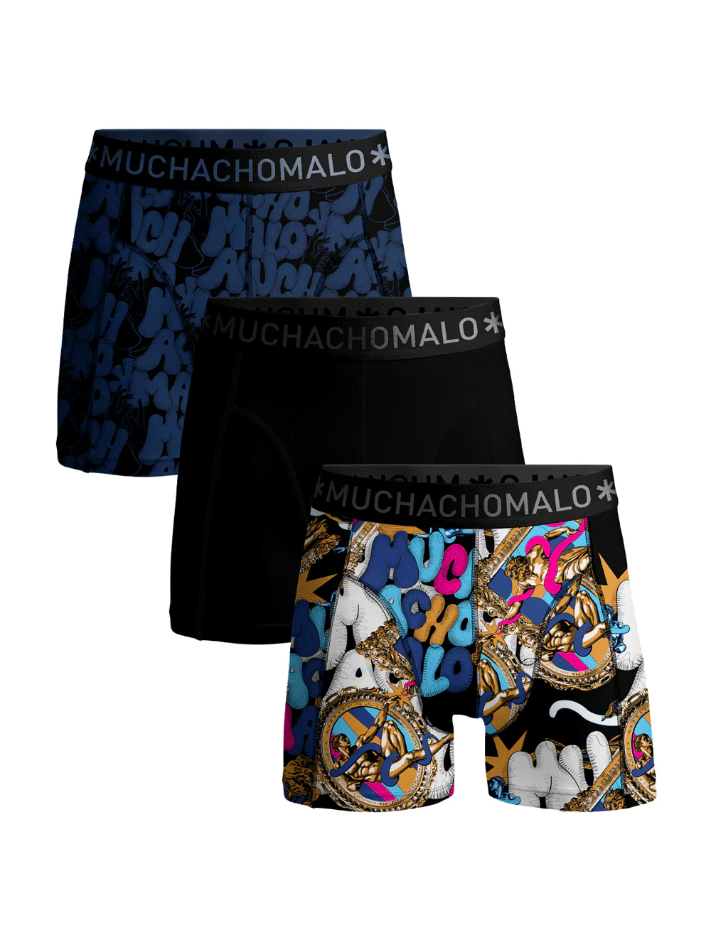 Muchachomalo Jongens 3-pack boxershorts adam