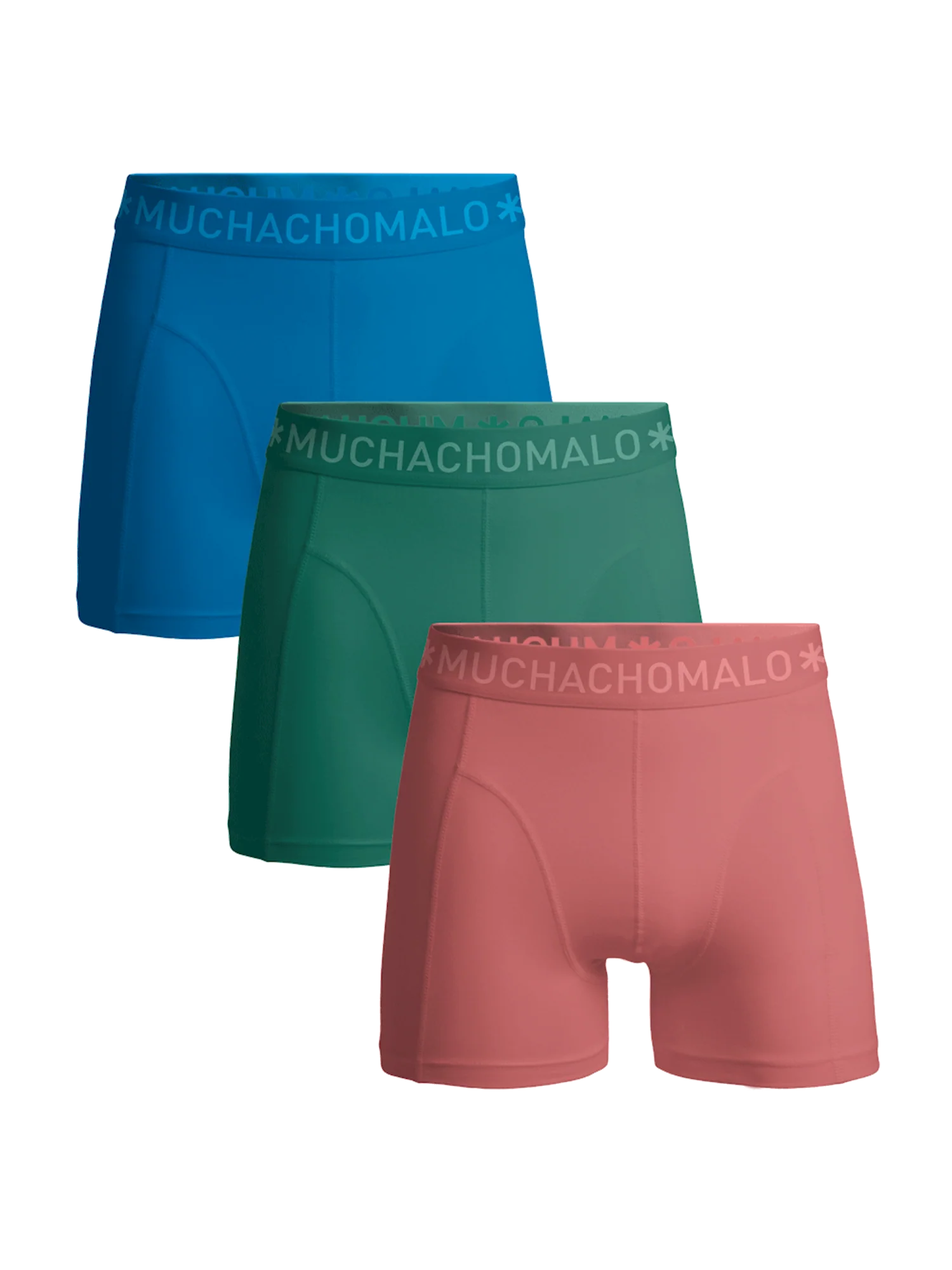 Muchachomalo Jongens 3-pack boxershorts effen