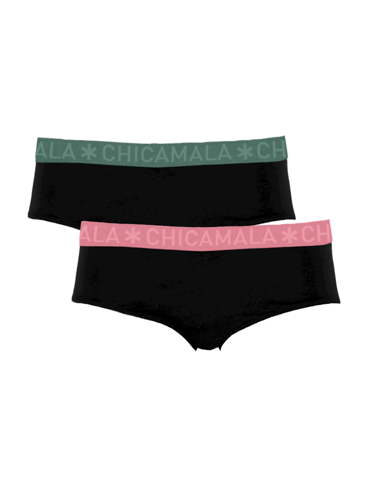 Muchachomalo Meisjes 2-pack hipster effen