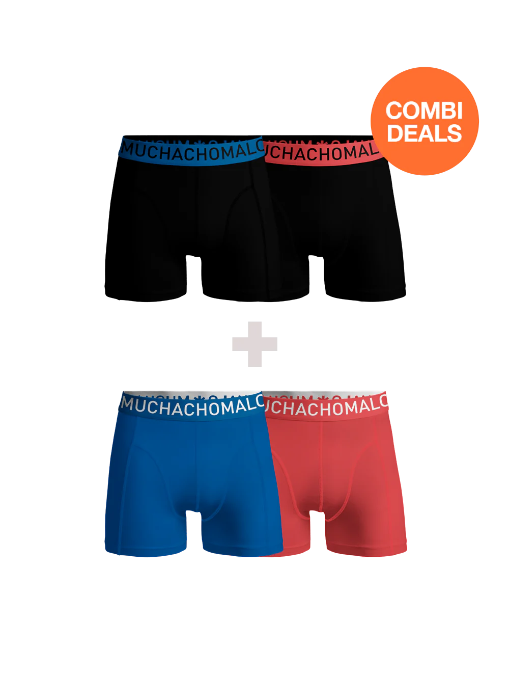 Muchachomalo Heren 2+2-pack boxershorts