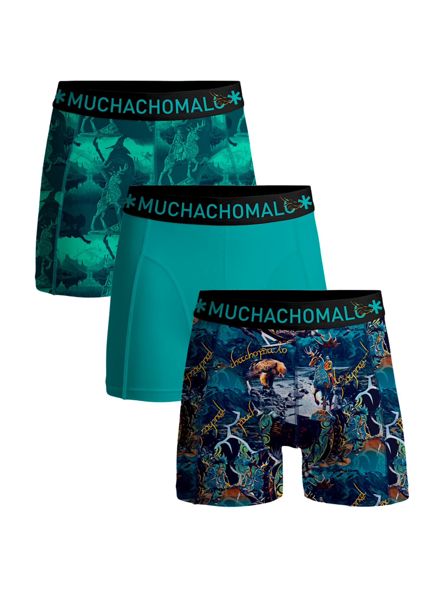 Muchachomalo Jongens 3-pack boxershorts lords