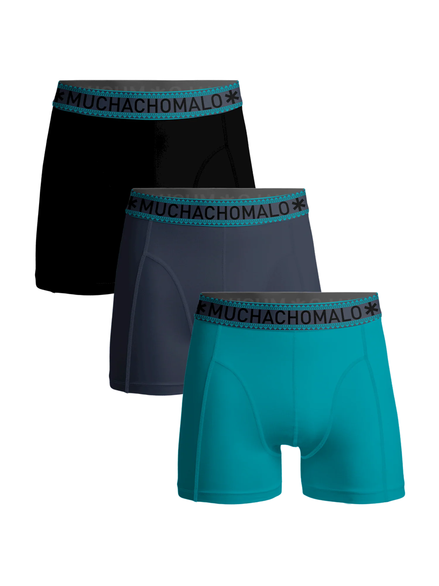 Afbeelding van Muchachomalo Jongens 3-pack boxershorts effen