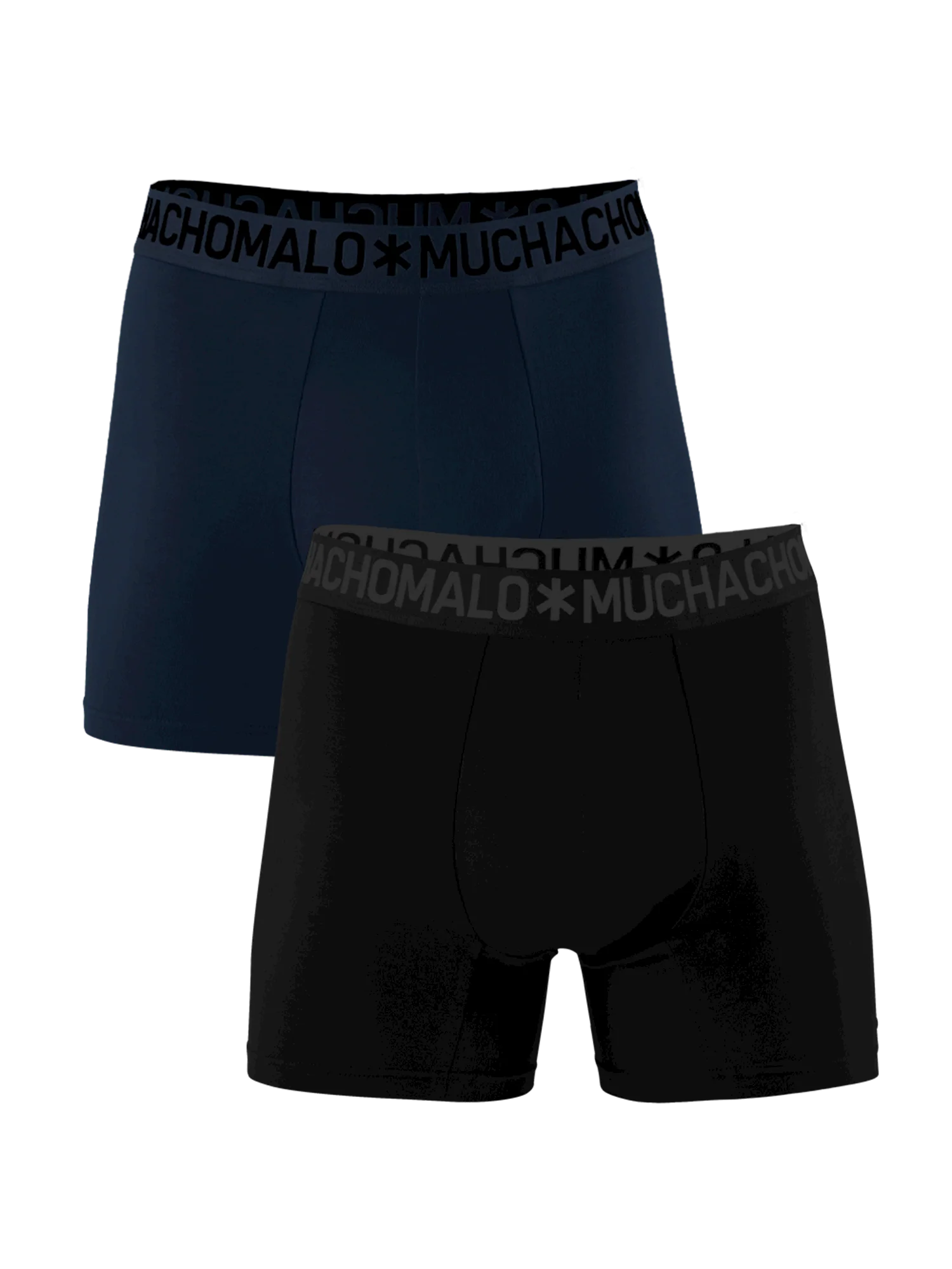 Muchachomalo Heren 2-pack bamboo boxershorts effen