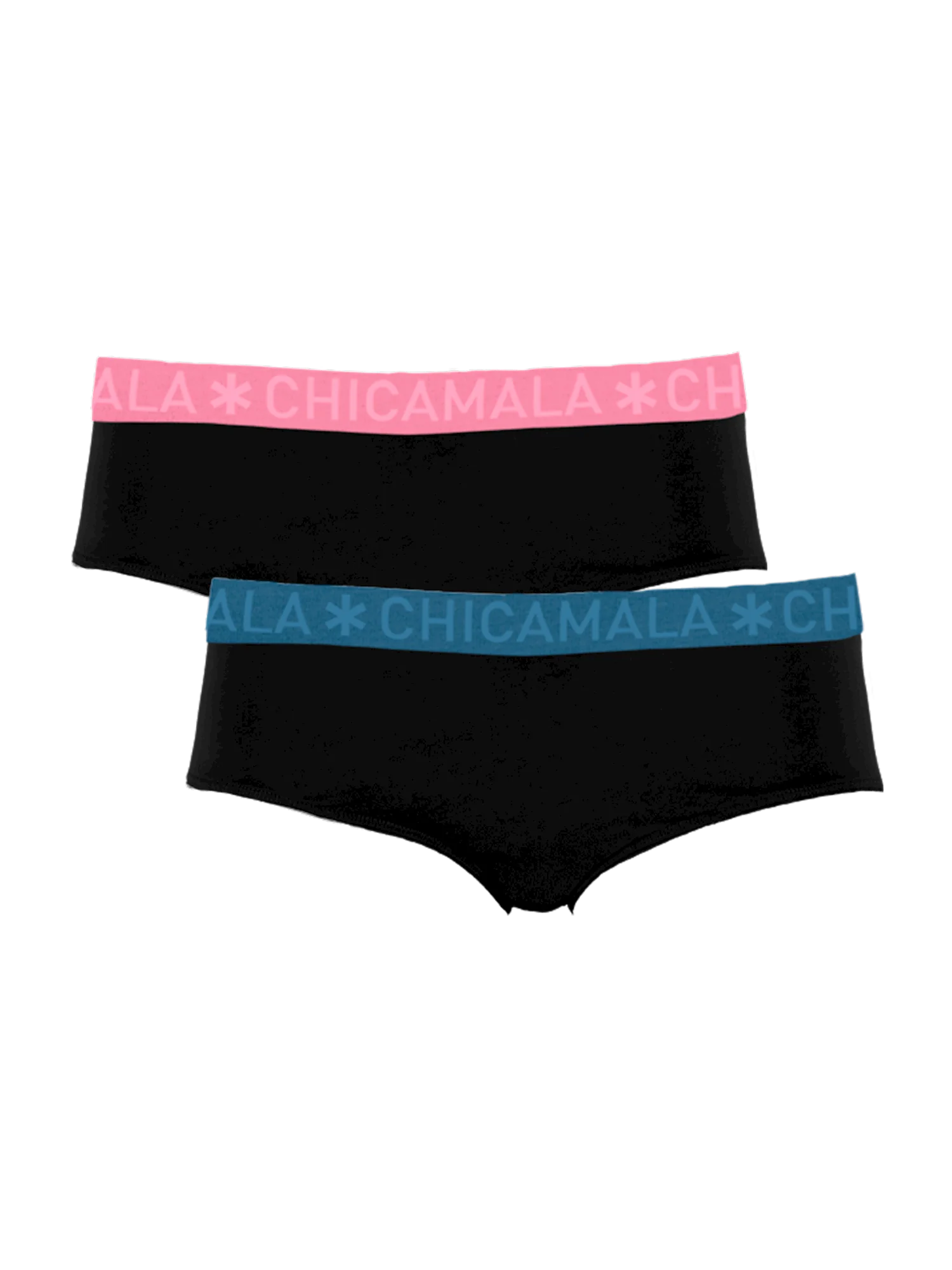 Muchachomalo Meisjes 2-pack hipster effen