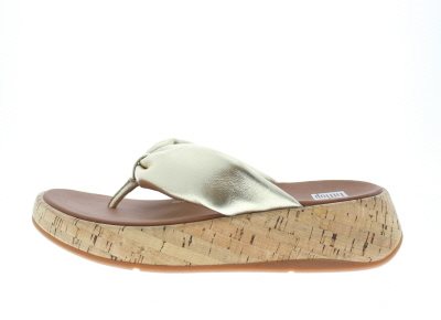 FitFlop Leather-twist flatform