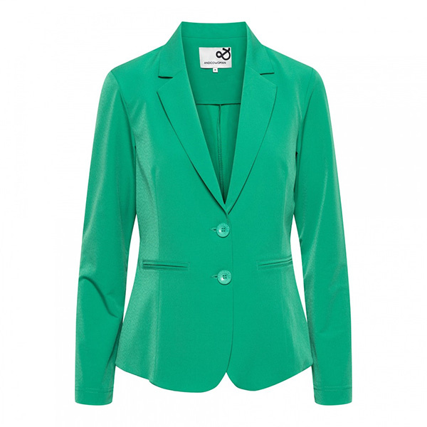 Afbeelding van &Co Woman &co woen blazer phileine travel green