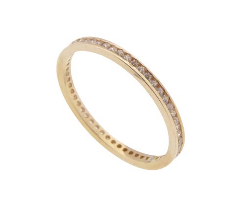 Afbeelding van Christian 14 karaat rosé gouden ring met zirkonia