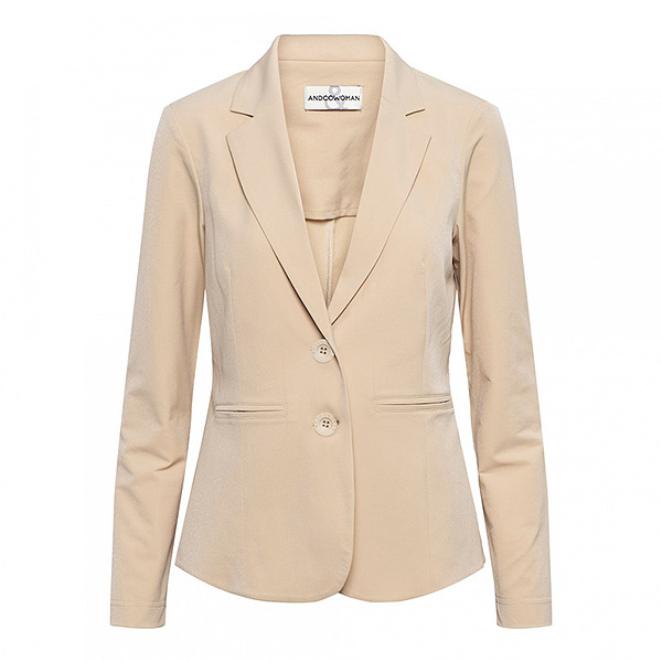 Afbeelding van &Co Woman &co woen blazer phileine travel light sand