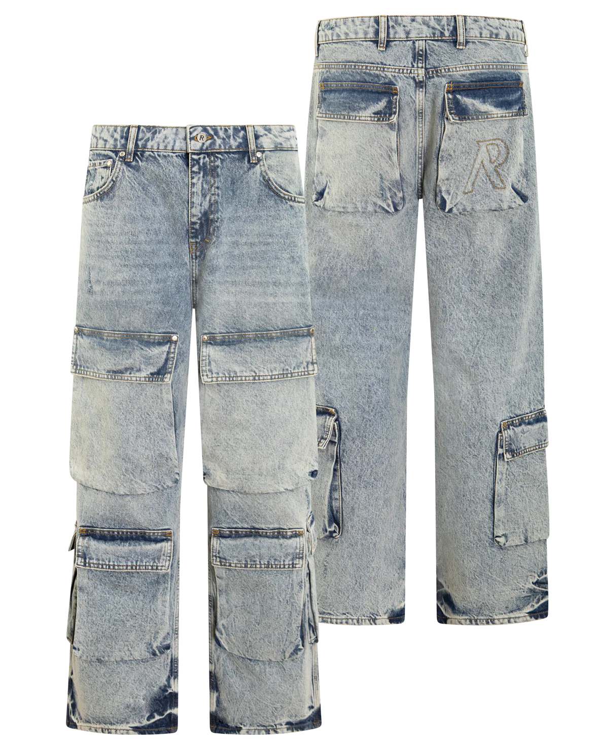 Represent Heren r3ca cargo denim