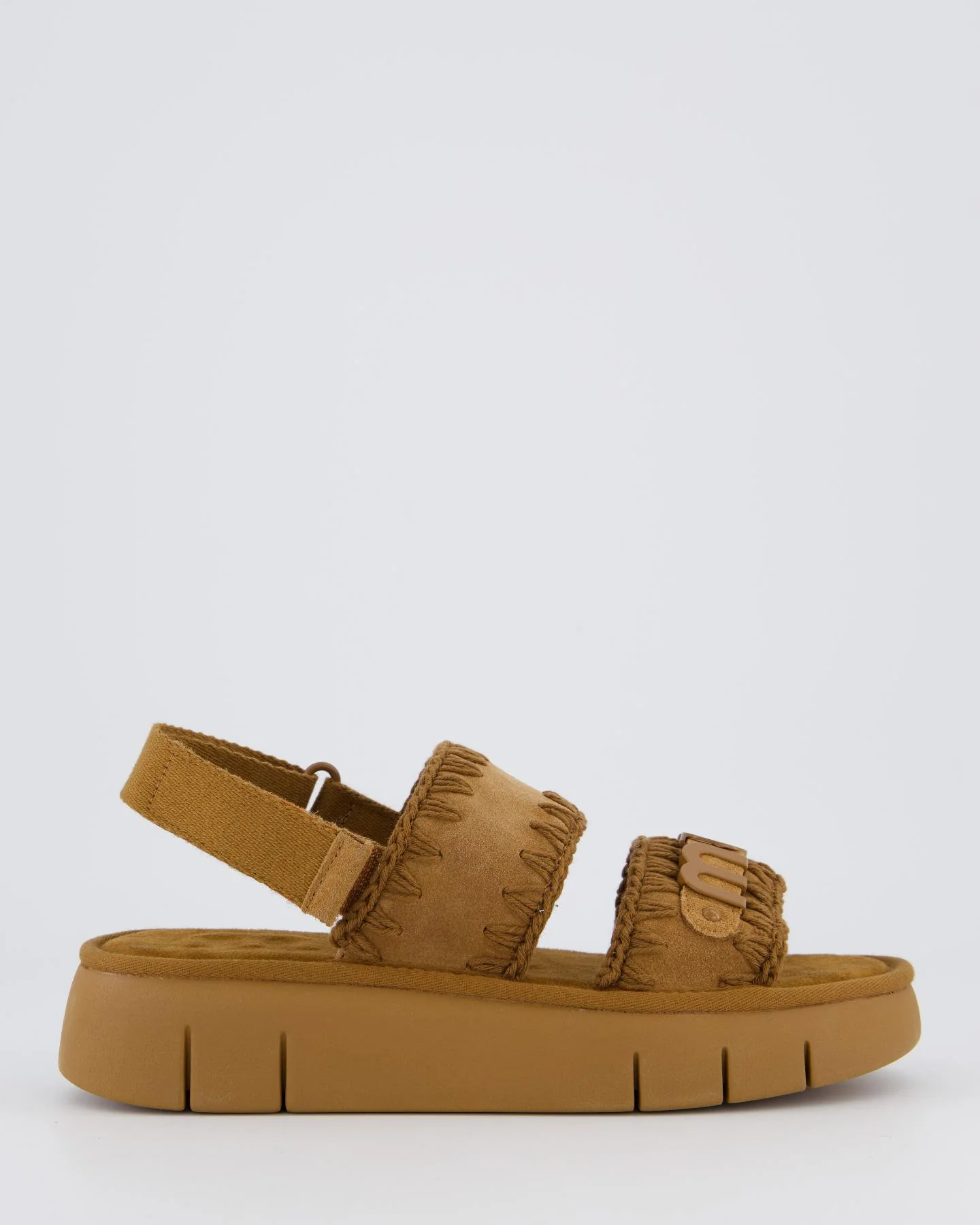 Mou Dames bounce sandal cognac