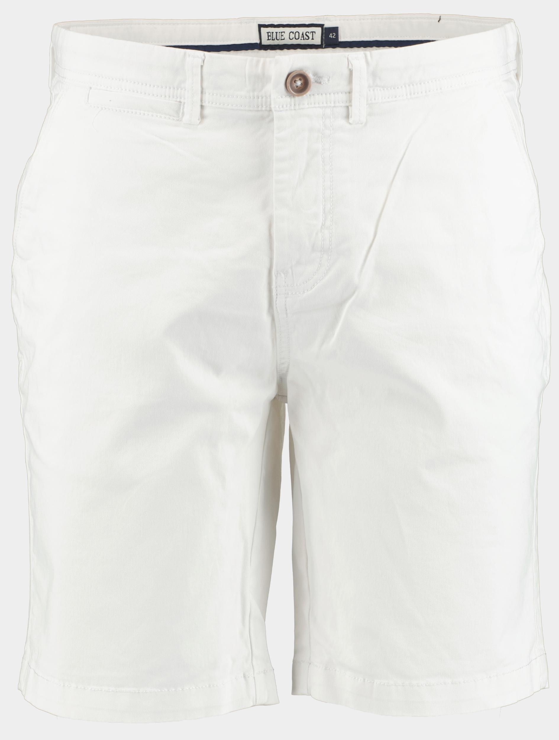 Bos Bright Blue Korte broek stretch katoen 501/00 bianco